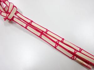 未使用品　正絹　夏手組帯締め